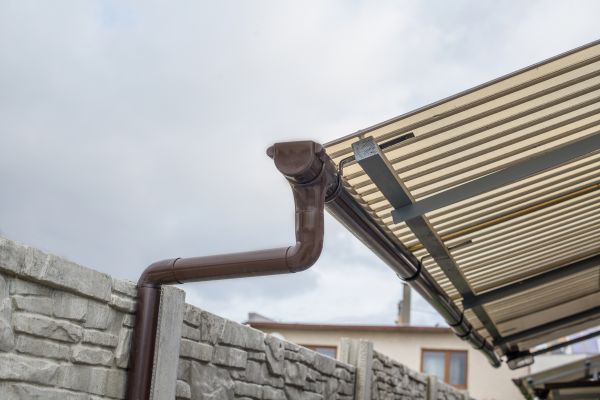 Plastic Downspout Installation in Abilene
